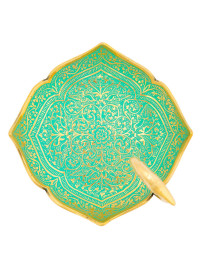 Ваза-конфетница Фр4527/1 (эмаль зеленая)