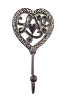 Вешалка-крючок  Пи12366 (железо) "LOVE"