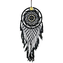 Ловец снов черный защищает дом, зергалит негативную энергию d-33см h-85см