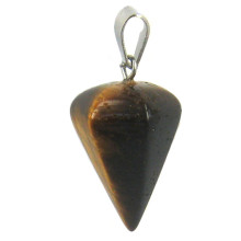816-08 Подвеска Тигровый глаз 3см камень