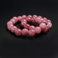 Браслет из камня Рубиновый агат оберег на счастья и удачу