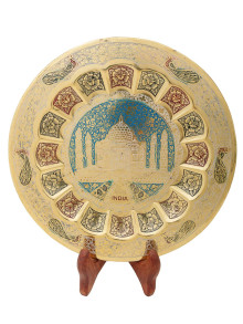 Панно декоративное "Тадж" 10" Пн1534/1 эмаль бел Панно декоративное "Тадж" 10" Пн1534/1 эмаль бел