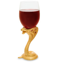  Набор бокалов для вина "Змея" зол.