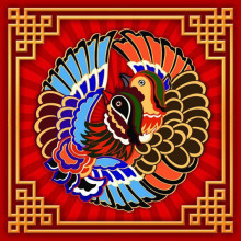 Денежные салфетки Утки-мандаринки