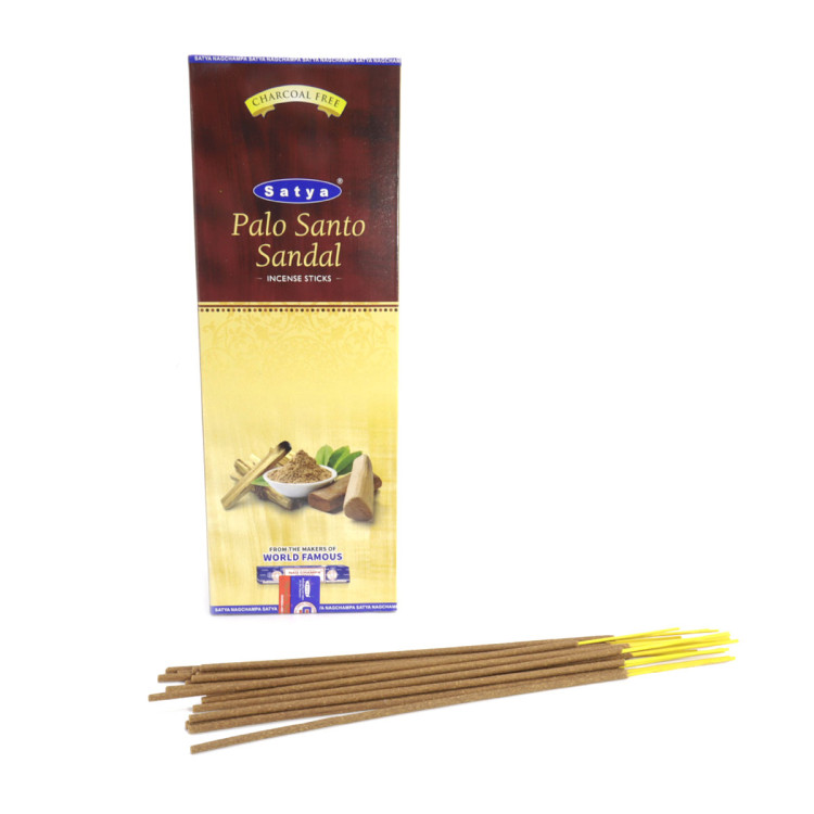 Благовония Satya Hexa Palo Santo Sandal Пало Санто-Сандал аромапалочки уп-6шт