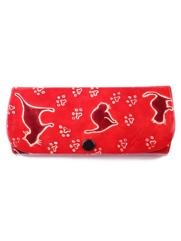 Футляр для очков ручной принт