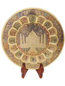 Панно декоративное "Тадж" 10" Пн1534/2 эмаль син Панно декоративное "Тадж" 10" Пн1534/2 эмаль син