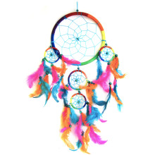 Ловец снов цветной d.17см Ловец снов цветной d.17см