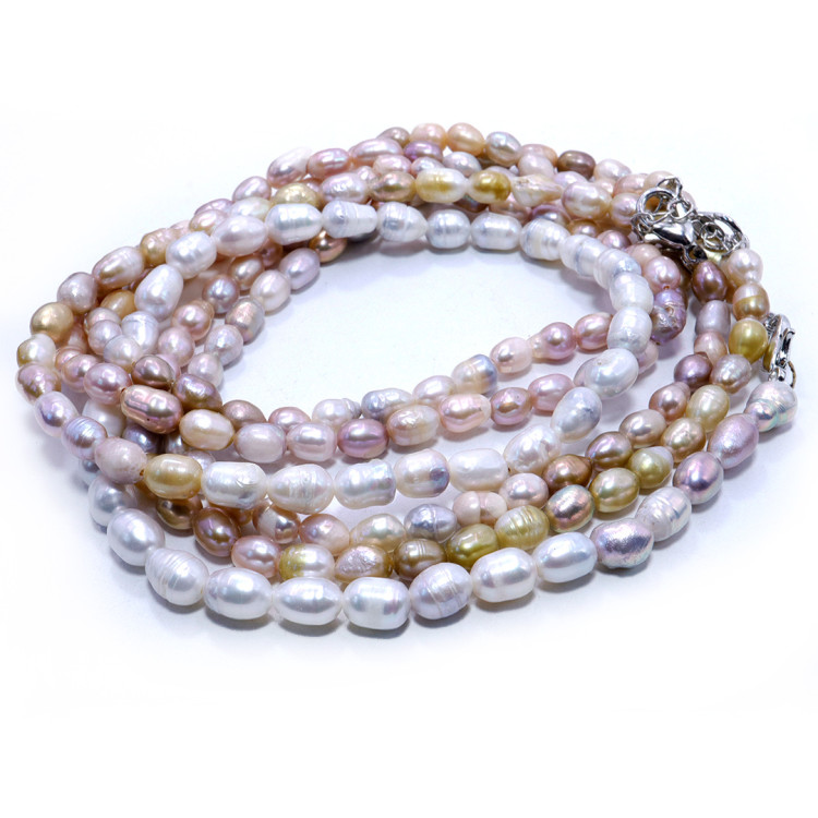 Бусы натуральный жемчуг  - камень королев, дарующий любовь и счастье