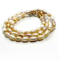 Бусы натуральный жемчуг  - камень королев, дарующий любовь и счастье