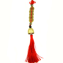 Z184-03 Подвеска с узлом из 5 монет, 35см, металл Z184-03 Подвеска с узлом из 5 монет, 35см, металл