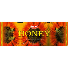 Благовония HEM, шестигранники, Honey МЁД  Благовония HEM, шестигранники, Honey МЁД