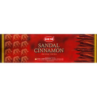HEM 4-гр. благовония Sandal Cinnamon САНДАЛ-КОРИЦА блок 25 шт.