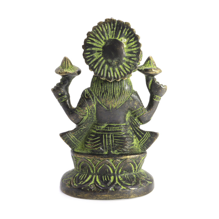 Лакшми процветание Богатство Везение Удача бронза h-12см L-68cм 846гр