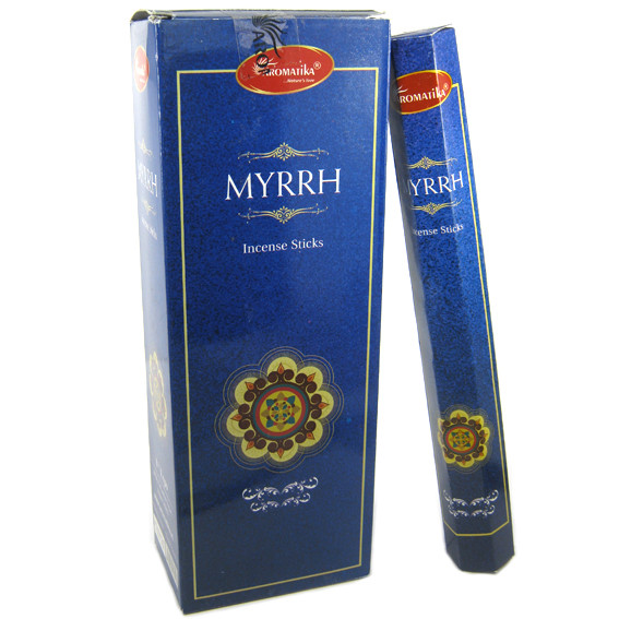 Aromatika 6-гр. благовония Myrrh МИРРА блок 6 шт.