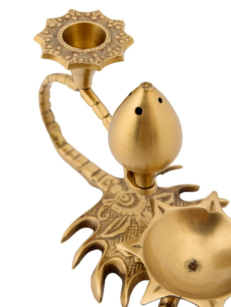 Подсвечник "Скорпион"   П2438/3 (антик)