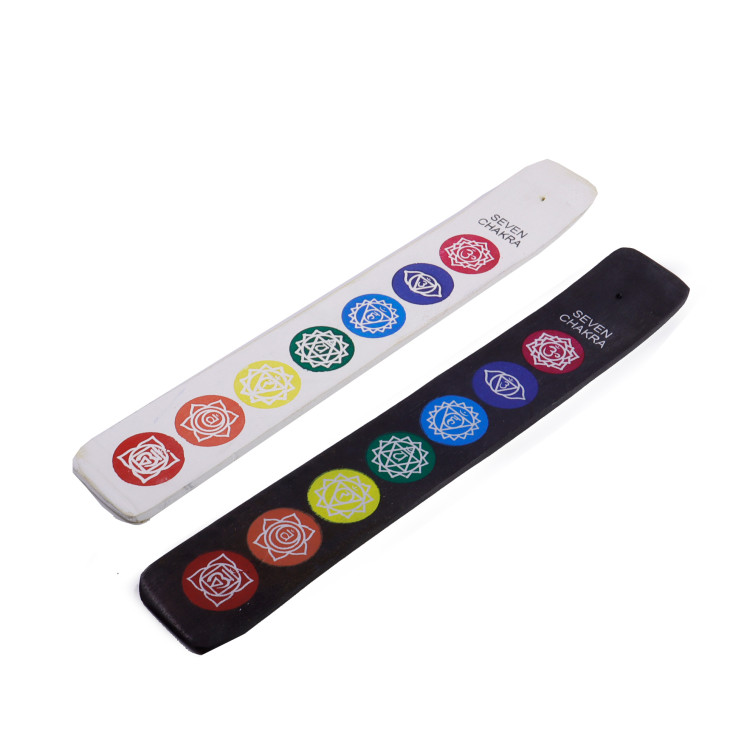 Подставка Лыжа  под благовония гладкая дерево латунь уп-10шт