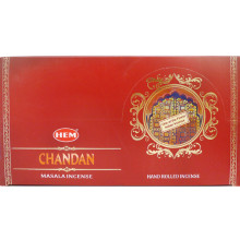 HEM масала 15 гр. Благовония Chandan ЧАНДАН блок 12 шт.