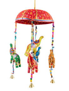 Подвеска интерьерная "Слоны под куполом" 513/5/3/