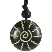 350-16 Амулет 23мм, кость