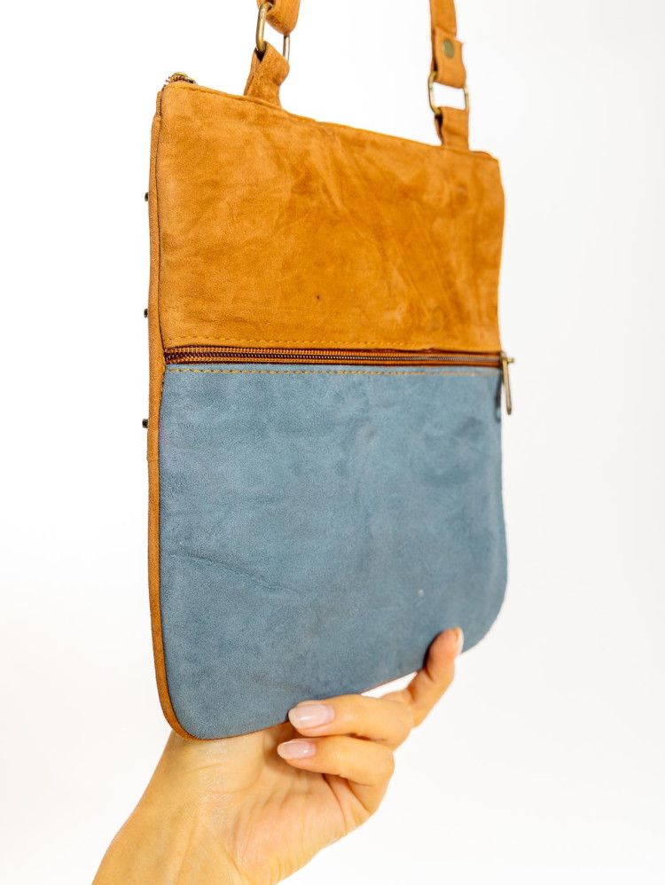 Сумка замшевая в ассортименте через плечо1107/74