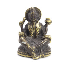 Статуэтка Лакшми символ процветания, изобилия и счастья 8см металл