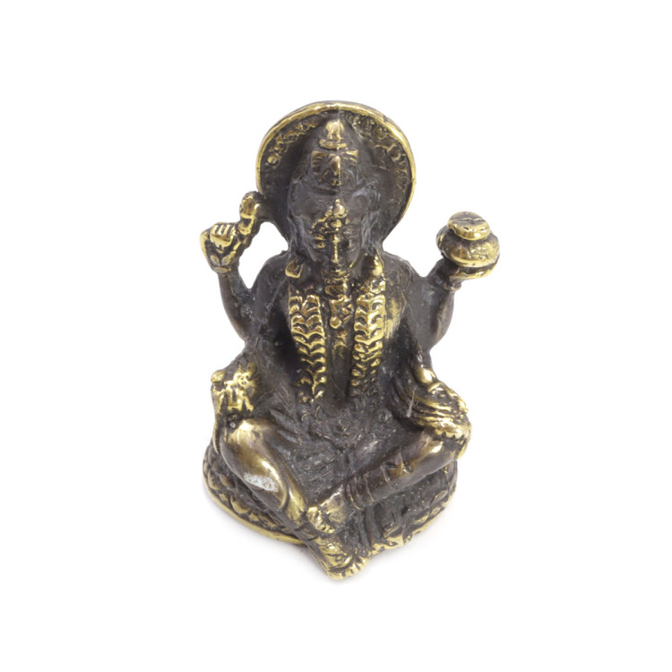 Статуэтка Лакшми символ процветания, изобилия и счастья 8см металл