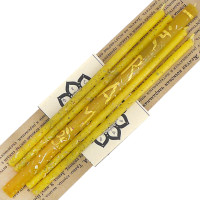 AUM-7-3 Свечи восковые Манипура Чакра Открытие денежного канала, 5шт 18см, 16см