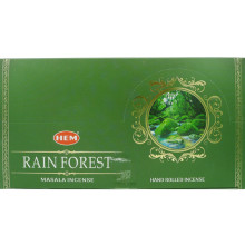 HEM масала 15 гр. Благовония Rain Forest ДОЖДЛИВЫЙ ЛЕС блок 12 шт.