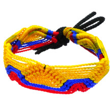 B03-79 Фенечка (браслет) 10мм, текстиль