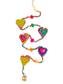 Подвеска интерьерная "5 сердец" 513/1