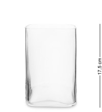 Ваза-подсвечник стеклянная 17,5 см (Неман)