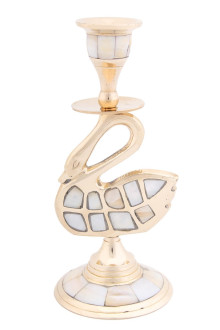 Подсвечник  П2052 с перламутром 1 свечу