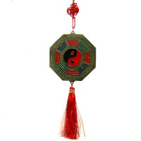 Подвеска Багуа 40см металл, с другой стороны зеркало