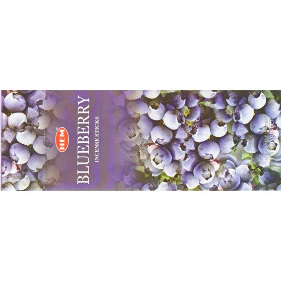 HEM 6-гр. благовония Blueberry ЧЕРНИКА блок 6 шт.
