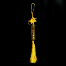 18-1 Подвеска Фэн Шуй 6 монет d.2,3см L.32см металл 18-1 Подвеска Фэн Шуй 6 монет d.2,3см L.32см металл