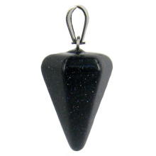 816-13 Подвеска Авантюрин Синий 3см камень