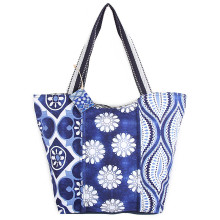 Сумка хлопок "Индиго" с декор. отделкой  АВ4579
