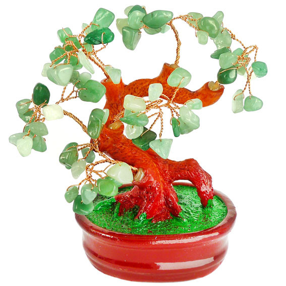 031-C Дерево Нефрит, 15 см