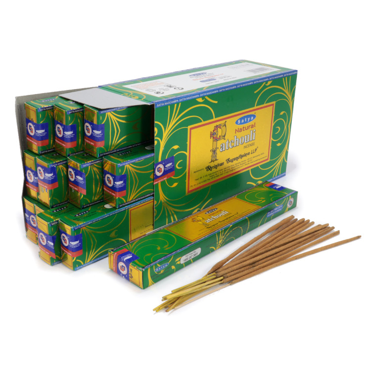 Благовония Satya M  Natural PATCHOULI Натуральный пачули 15gm уп-12шт