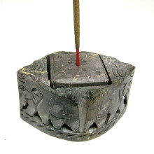 Подставка для аромапалочек любой толщины и конусов 8х4см, камень Подставка для аромапалочек любой толщины и конусов 8х4см, камень