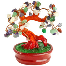 031-D Дерево с камнями микс, 15 см