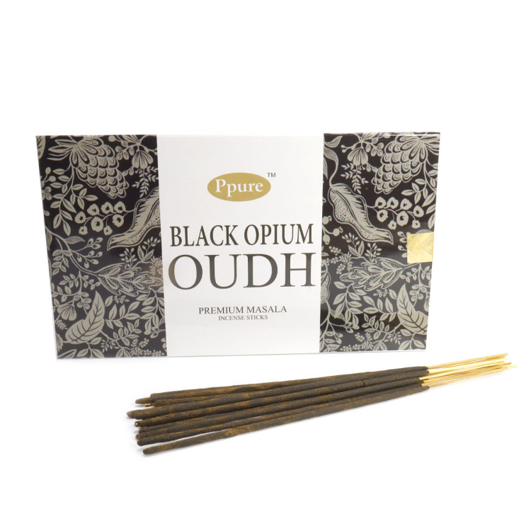 Благовония Ppure 15гр  Black Opium Oud уп-12 шт Черный опиум Удд