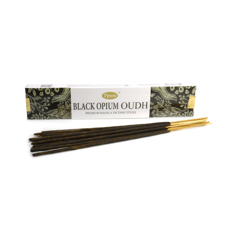 Благовония Ppure 15гр  Black Opium Oud уп-12 шт Черный опиум Удд