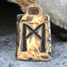 BV09-20 Амулет № 20, Руна Манназ, бронза, 17*28мм (Р 020) BV09-20 Амулет № 20, Руна Манназ, бронза, 17*28мм (Р 020)