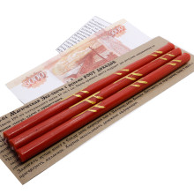 Свеча воск  с рунами Три Феху Богатство Изобилие Приобретение недвижимости 18см-1см уп-3шт