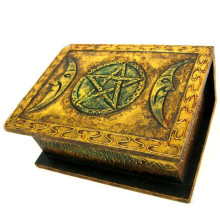 Шкатулка Пентаграмма 19х15х8см дерево Шкатулка Пентаграмма 19х15х8см дерево