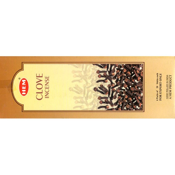 HEM 6-гр. благовония Clove ГВОЗДИКА блок 6 шт.
