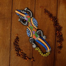 Панно декоративное "Геккон биссер", МИКС