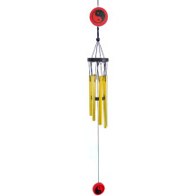 Музыка ветра Инь-Ян, 6 трубочек, 55 см, металл